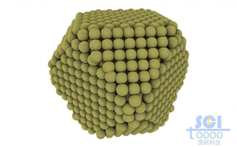 FeS2納微米晶體材料構(gòu)成的削角立方體結(jié)構(gòu)