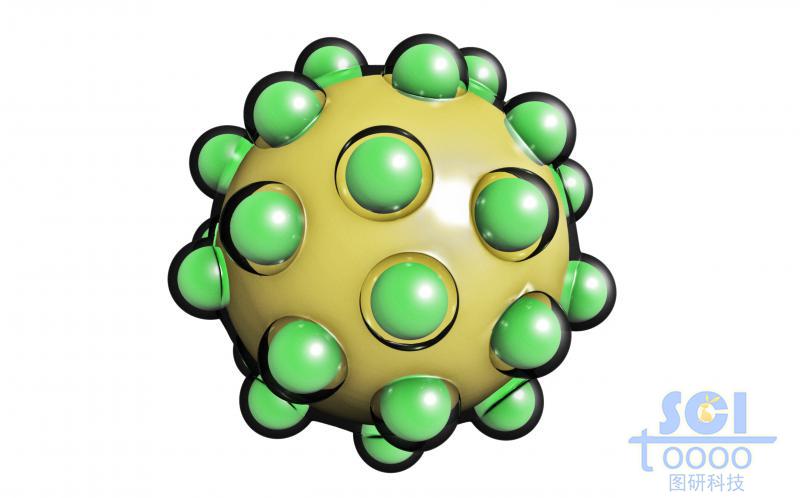 碳包裹的MnO@C 納米粒子