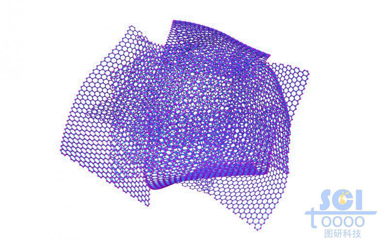 堆積的Go石墨烯納米片