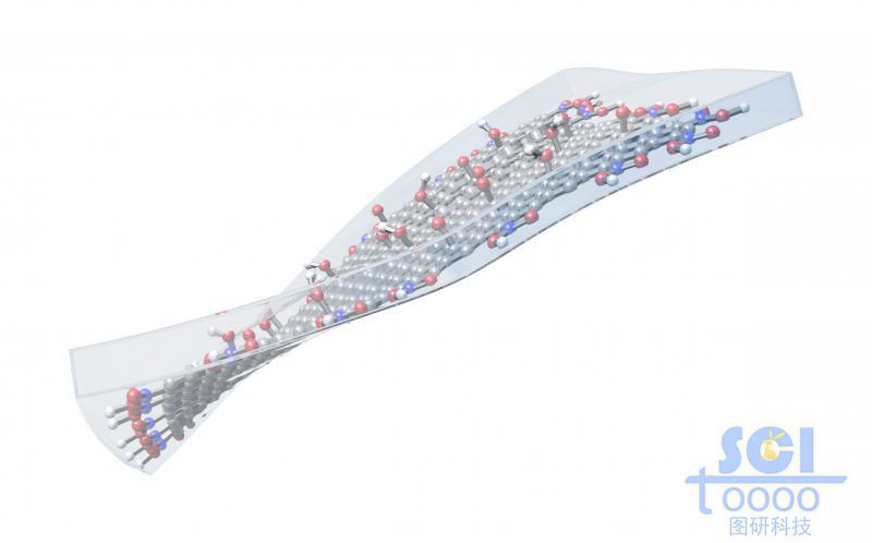 組裝成光子晶體塊的氧化石墨烯片層